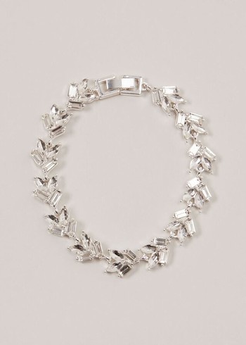 Phase Eight Silver Plated Stone Cluster Jewellery Silver USA | 0936814-VU